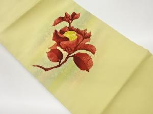 塩瀬椿模様名古屋帯